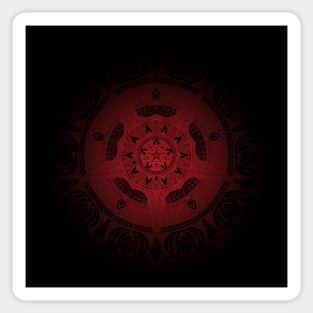 Large Mixed Themed Mandala Fade Out Sticker